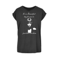 Kate's Clothing Women's Cotton Extended Shoulder T-Shirt | XS-5XL