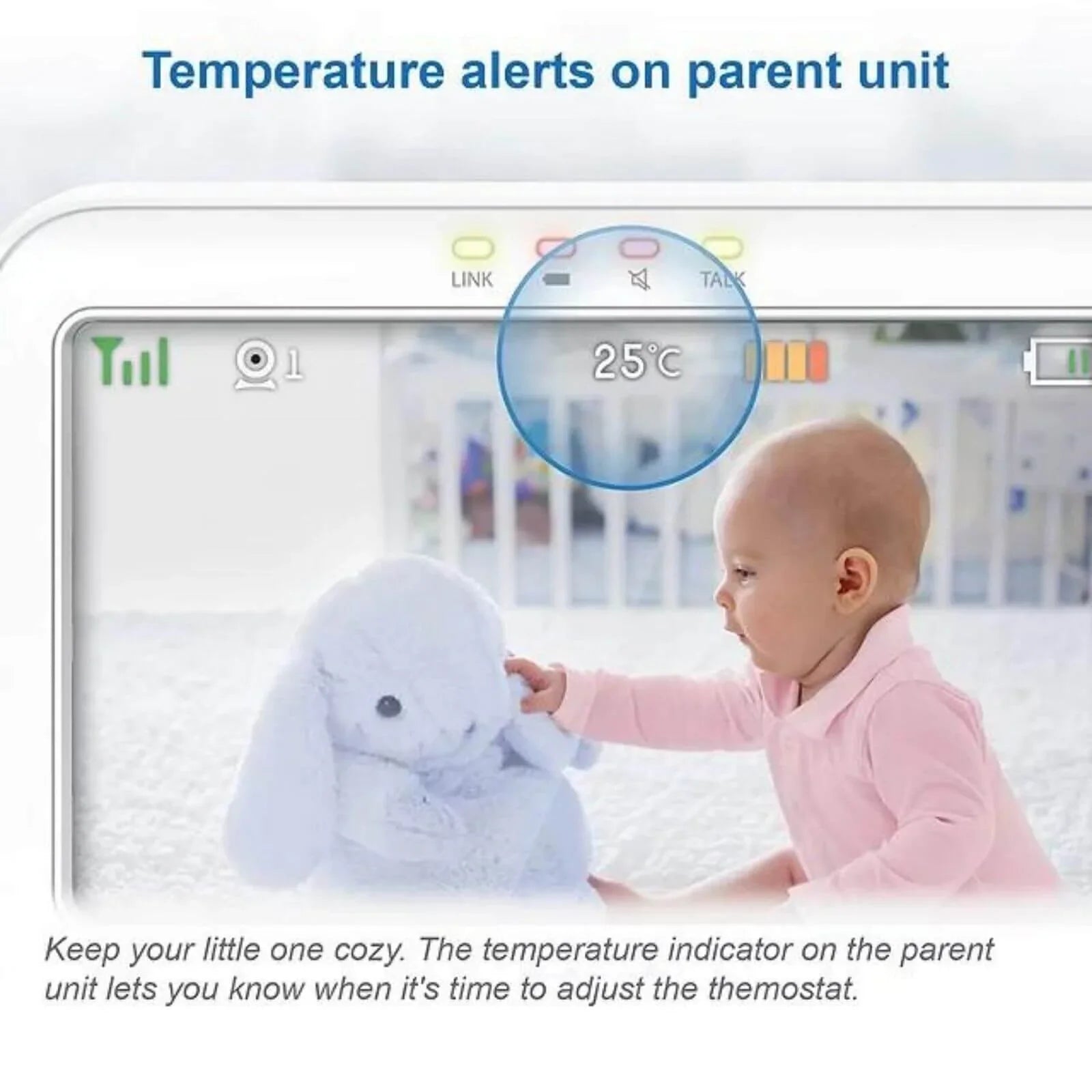 VTech VM5463 5" Digital Baby Monitor