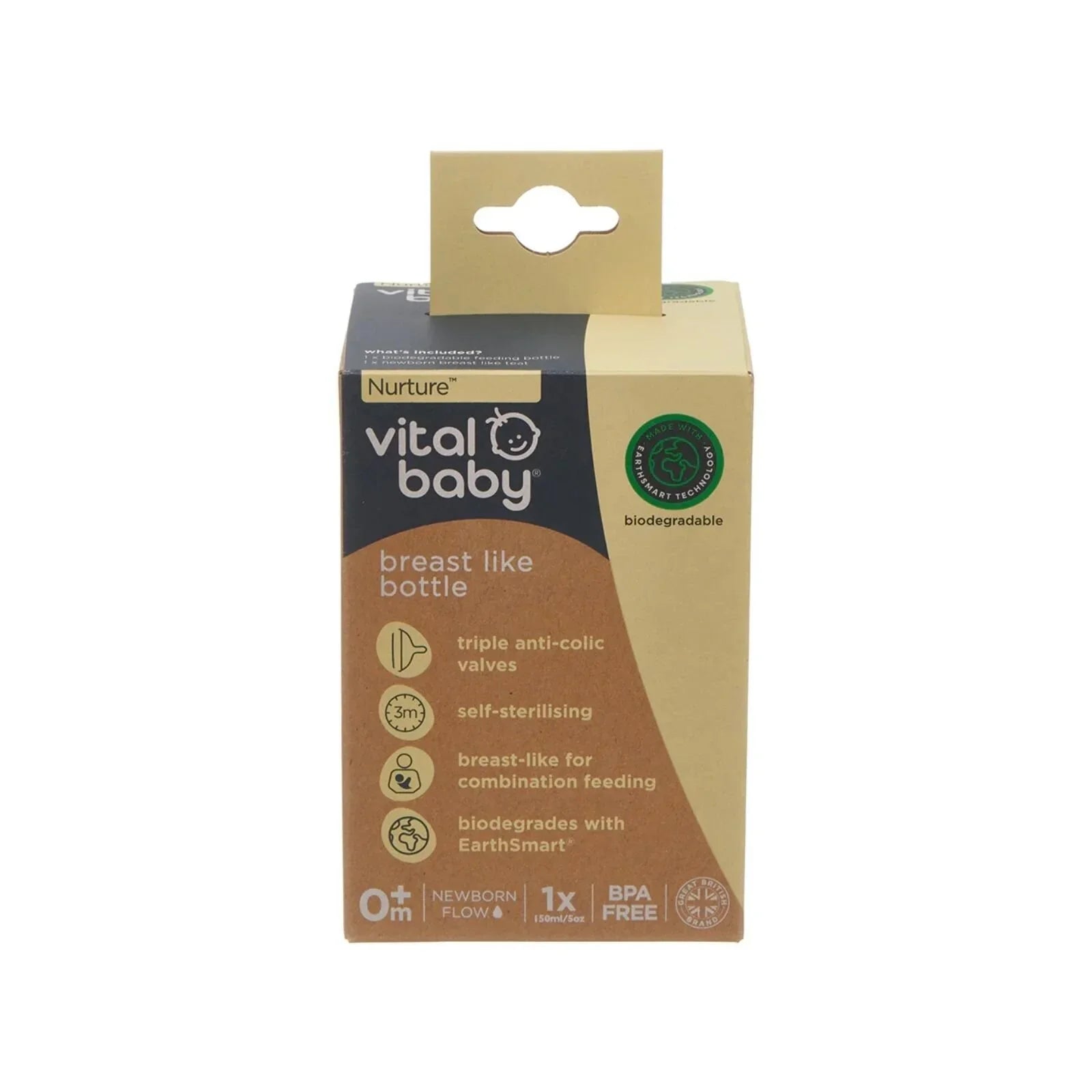 Vital Baby Nurture Breast Like Bottle 150ml