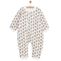 Little Plane Sleepsuit Baby Boy - Ecru