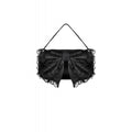 Dark In Love Victoria Mini Handbag – Black Lace & Satin Goth Bag