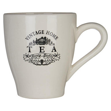 Orsina Vintage Home Cream Tea Mug – Ceramic Farmhouse Coffee Cup