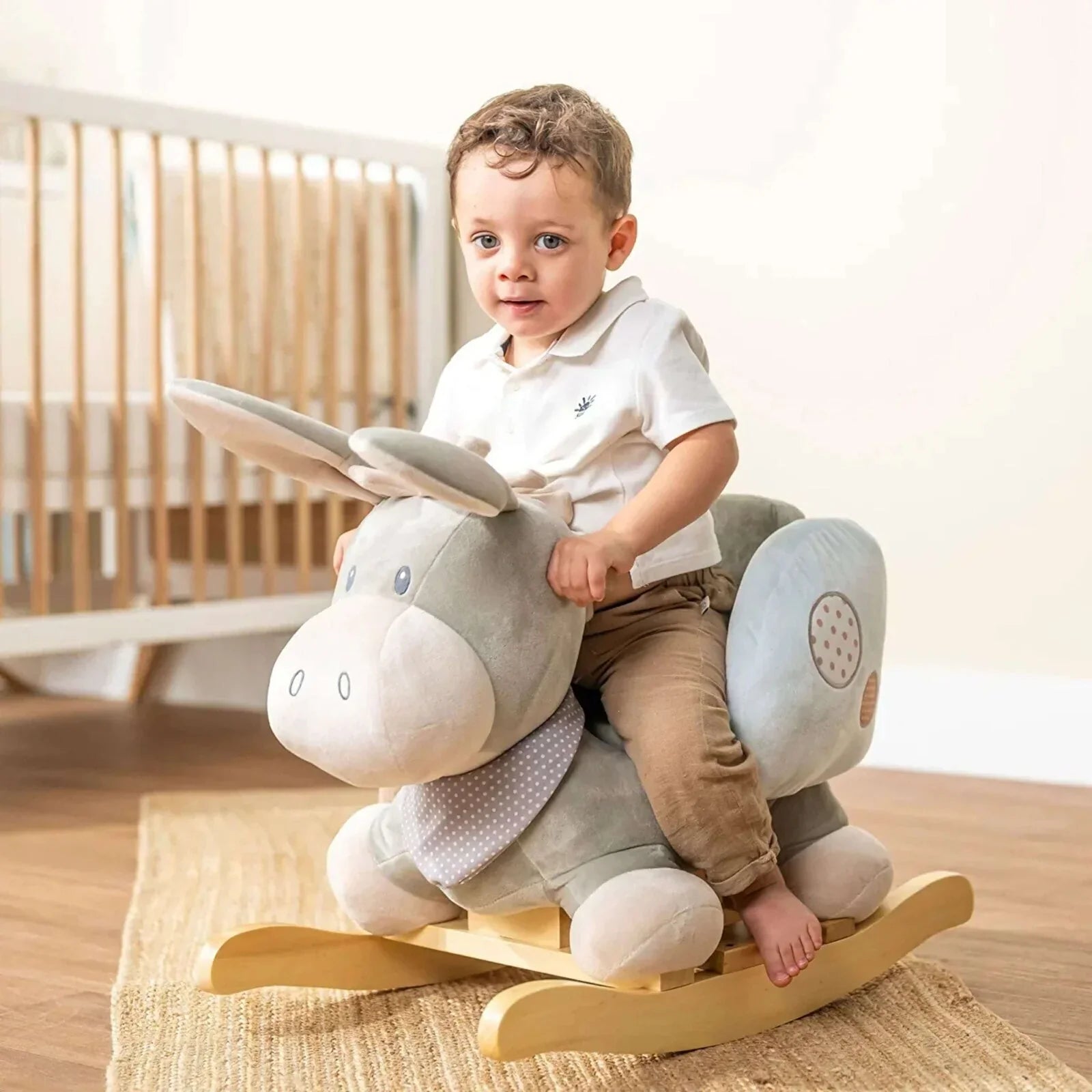 Nattou Cappuccino Donkey Rocker