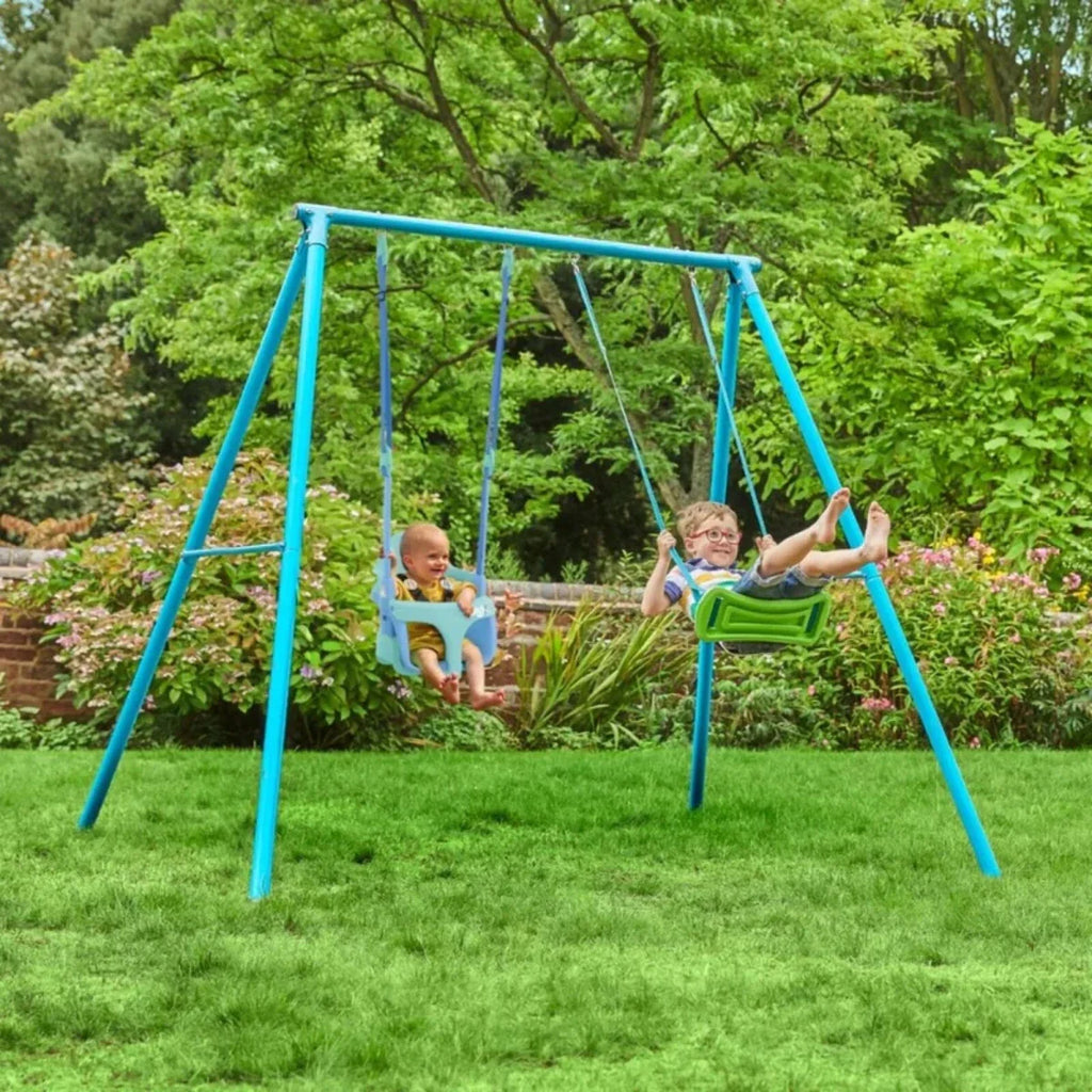 TP Metal Double Swing Set with Bluey Quadpod