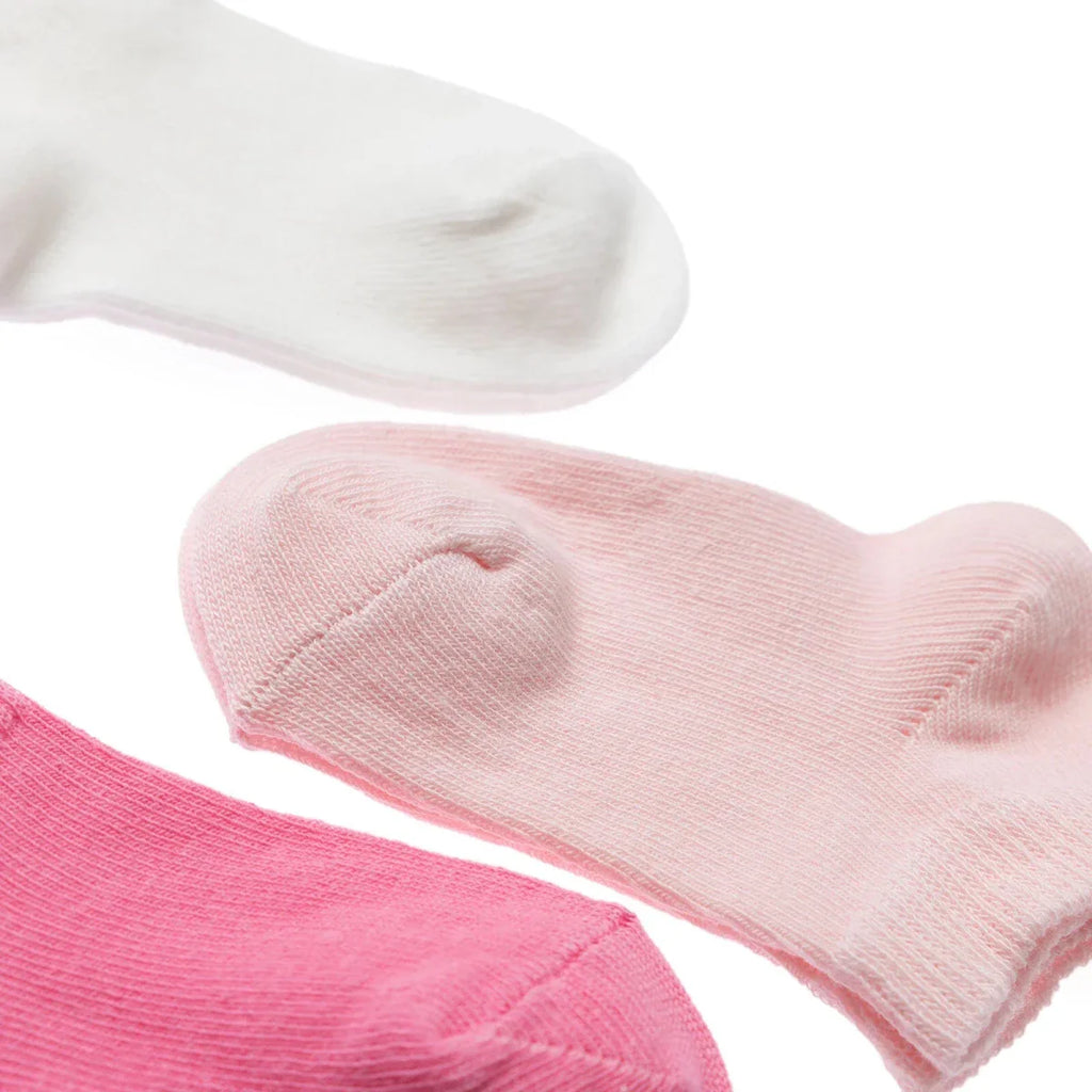 HelloBaby Baby Girl Socks 3 pcs - Pink