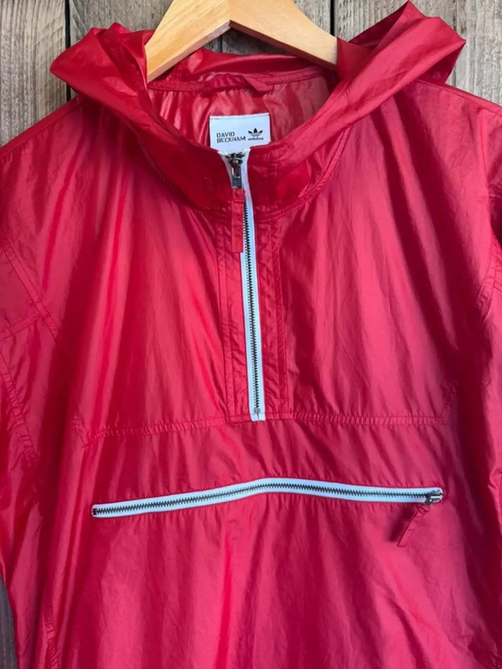 Vintage Adidas David Beckham jacket by J.Bond Windbreaker Coat Medium #305