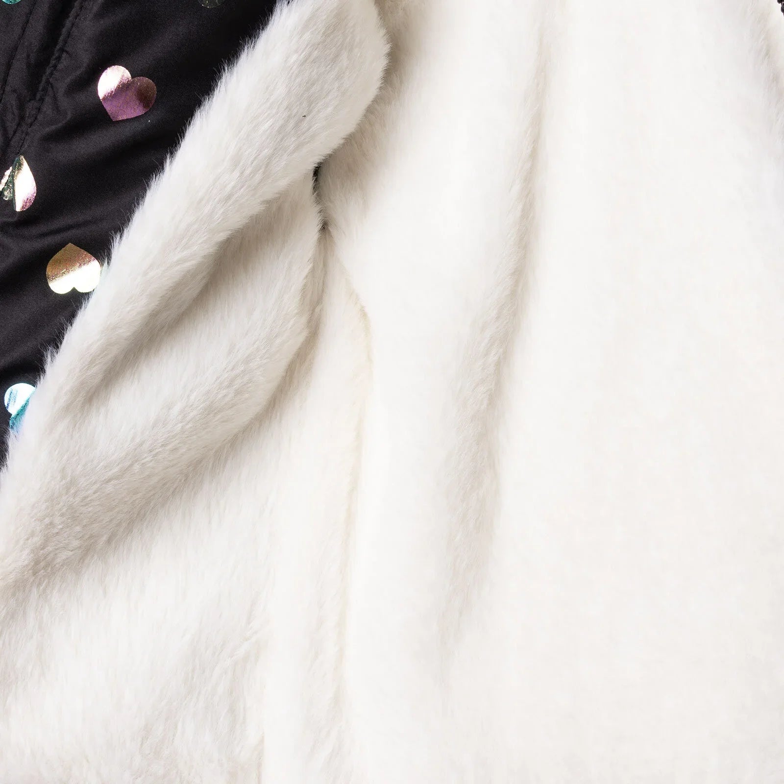 HelloBaby  Coat - Black Printed