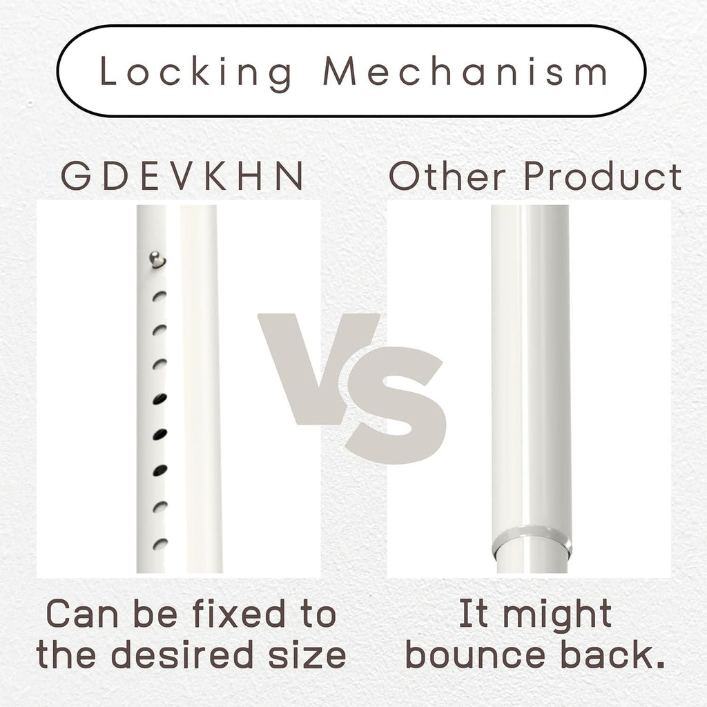 Massive Discounts Stainless Steel Tension Shower Curtain Rod | 90–140cm
