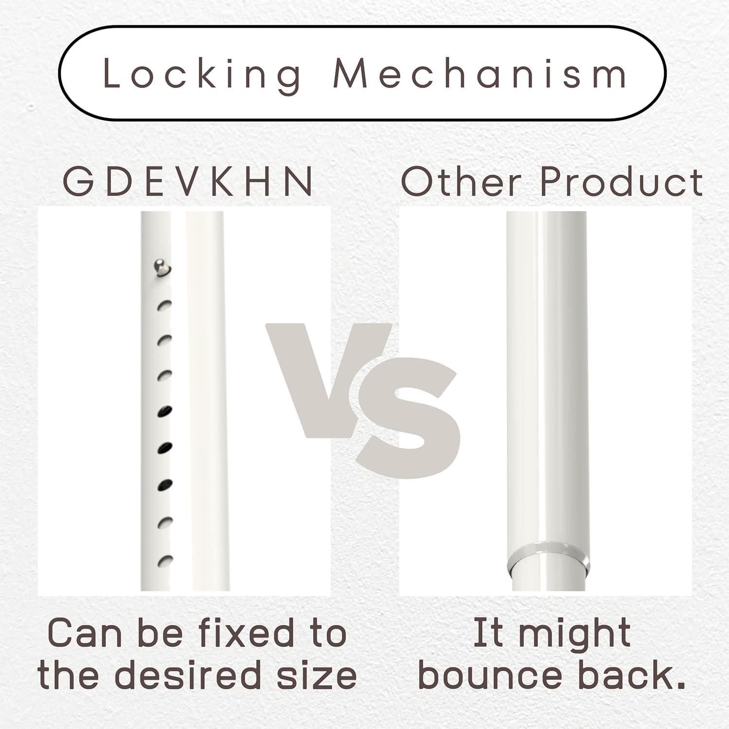 Massive Discounts Stainless Steel Tension Shower Curtain Rod | 90–140cm