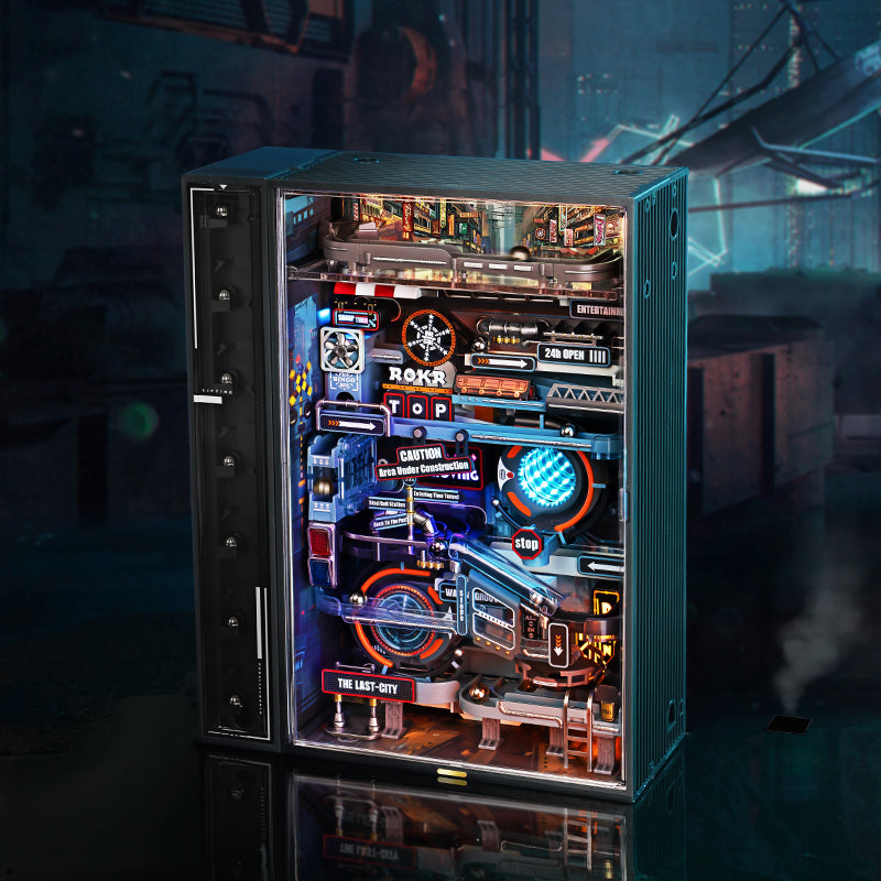 Snaps The Last City Cyberpunk Marble Run DIY Miniature Building Kit