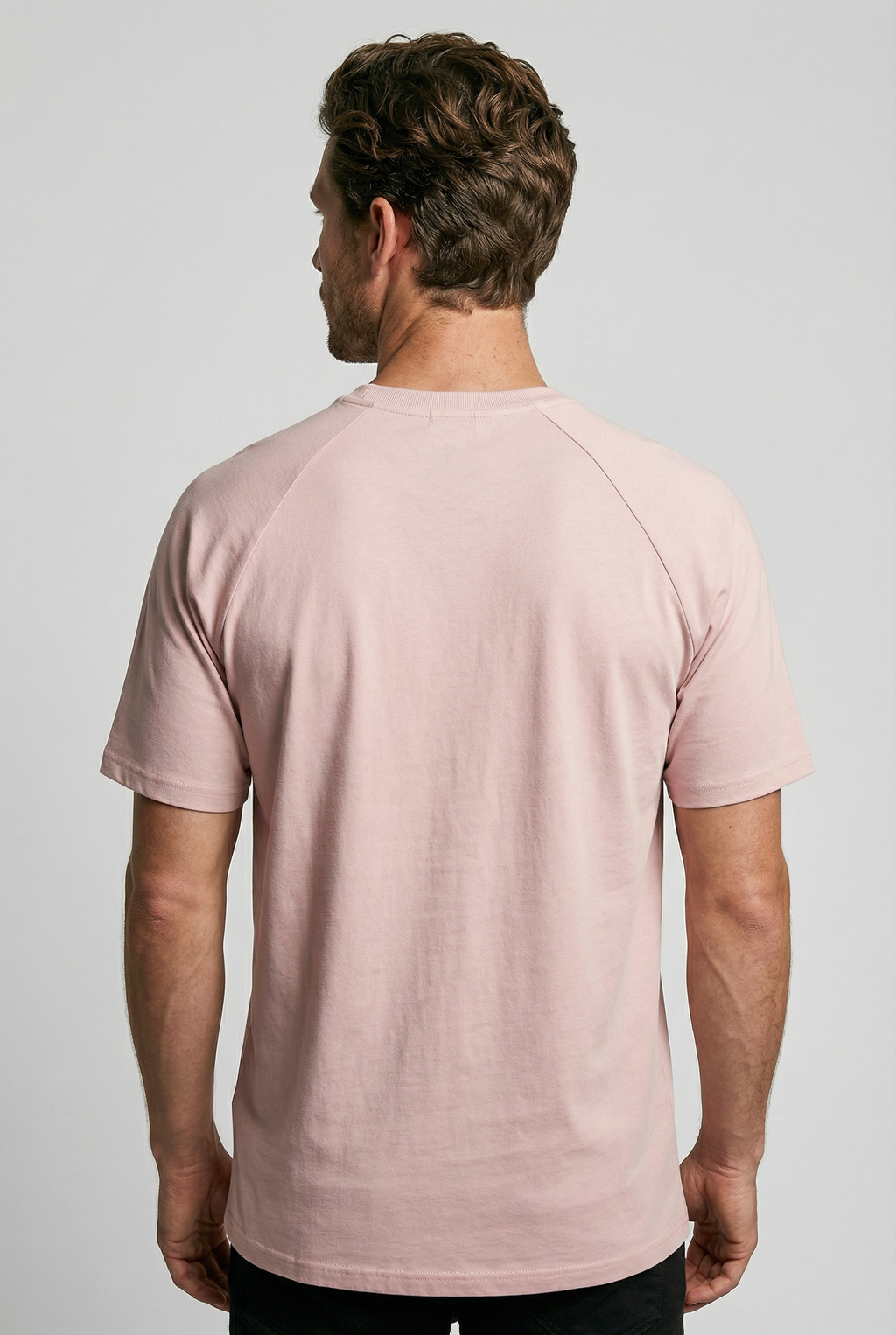Hoxton Raglan Sleeve Fitted T-shirt - Nude