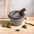 Orsina Norse Granite Mortar and Pestle – Heavy Stone Spice Grinder