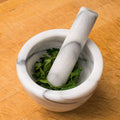 Orsina Salerno White Marble Mortar and Pestle – Spice Grinder Tool