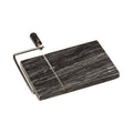 Orsina Black Marble Cheeseboard with Stainless Steel Wire Slicer