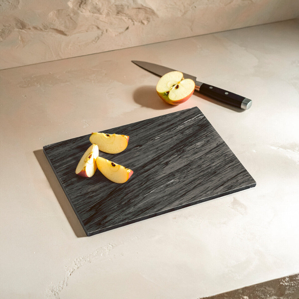 Orsina Black Marble Large Chopping and Serving Board – Honed Stone