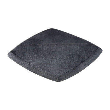 Orsina Dark Grey Marble Square Coasters – Set of 4 Stone Coasters
