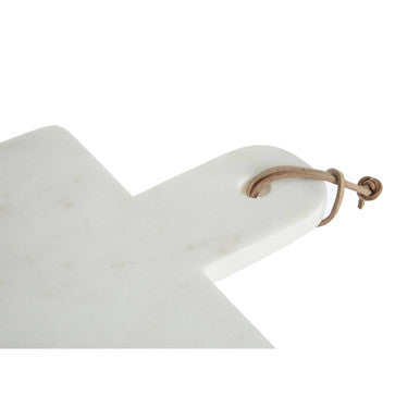 Orsina Bulgari White and Grey Marble Paddle Board Serving Platter