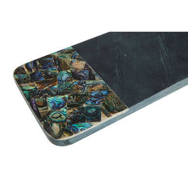 Orsina Imogen Large Black Slate Paddle Board with Paua Shell Detail