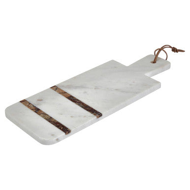 Orsina Annika Marble Paddle Board – White and Brown Forest Stone