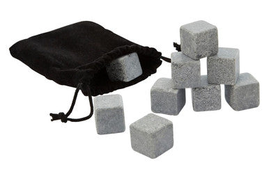 Orsina Granite Whisky Stones – Set of 9 Reusable Drink Chilling Rocks