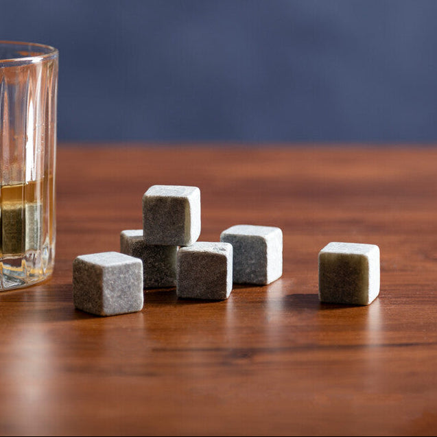 Orsina Granite Whisky Stones – Set of 9 Reusable Drink Chilling Rocks