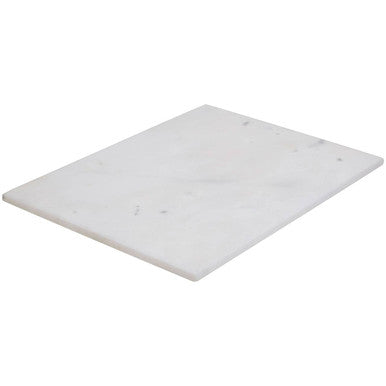 Orsina Kindia White Marble Rectangular Chopping and Serving Board