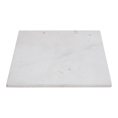 Orsina Kindia White Marble Rectangular Chopping and Serving Board
