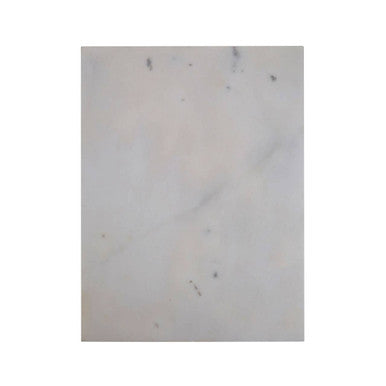 Orsina Kindia White Marble Rectangular Chopping and Serving Board