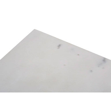 Orsina Kindia White Marble Rectangular Chopping and Serving Board
