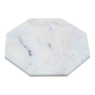 Orsina Kindia White Marble Octagonal Trivet – Heat Resistant Stone