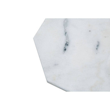 Orsina Kindia White Marble Octagonal Trivet – Heat Resistant Stone