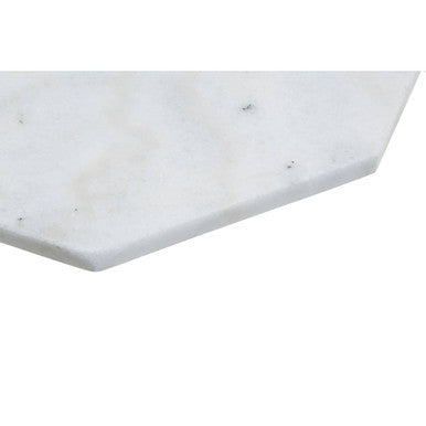 Orsina Kindia White Marble Octagonal Trivet – Heat Resistant Stone