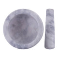 Orsina Grey Marble Mortar and Pestle – 200ml Spice Grinder & Herb Crusher