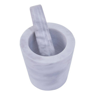Orsina Grey Marble Mortar and Pestle – 250ml Tapered Spice Grinder