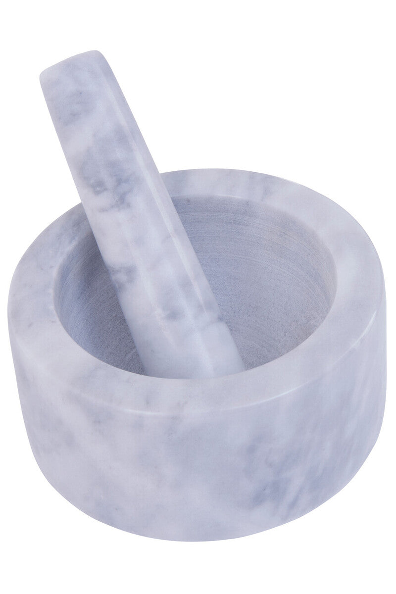 Orsina Salerno Grey Marble Mortar and Pestle – 250ml Spice Grinder