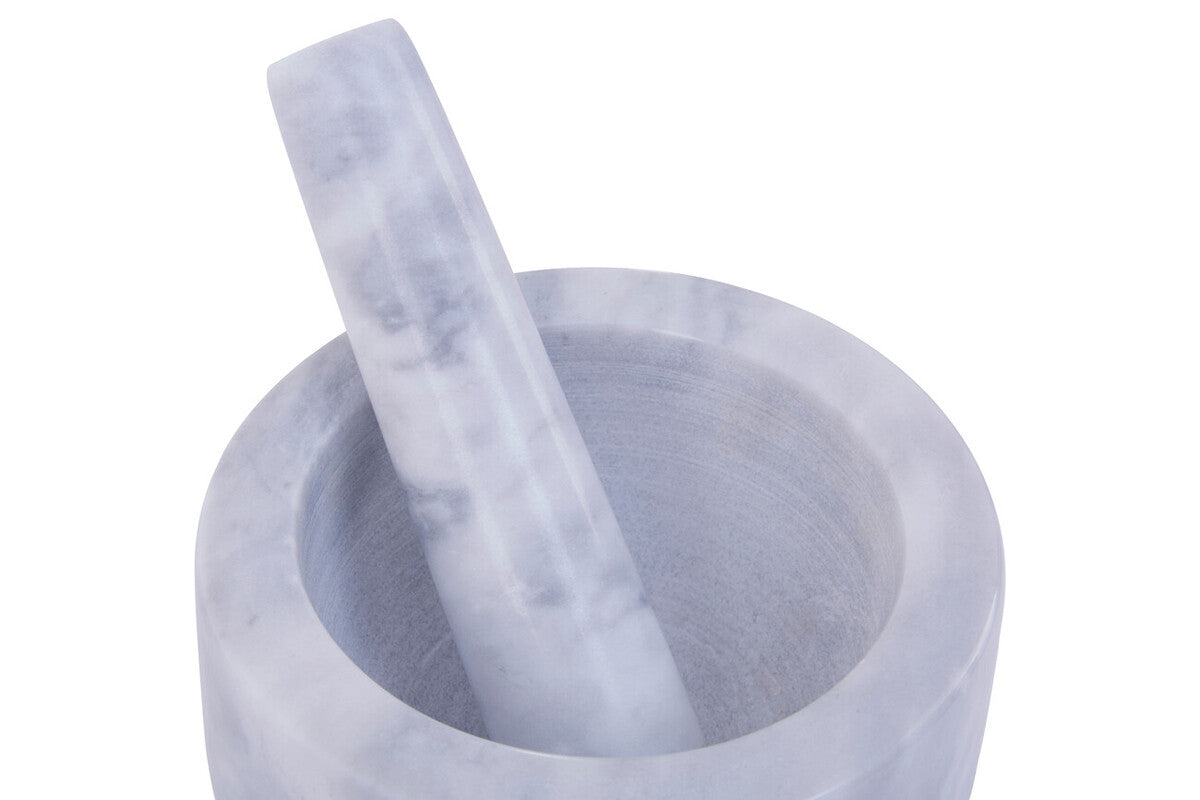 Orsina Salerno Grey Marble Mortar and Pestle – 250ml Spice Grinder
