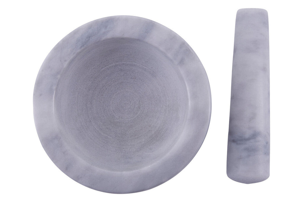 Orsina Salerno Grey Marble Mortar and Pestle – 250ml Spice Grinder