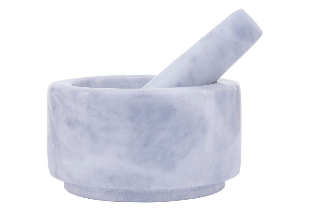Orsina Salerno Grey Marble Mortar and Pestle – 250ml Spice Grinder