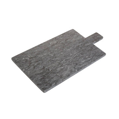 Orsina Marmore Black Marble Paddle Board – Large Rectangular Serving Tray