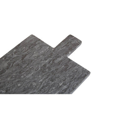 Orsina Marmore Black Marble Paddle Board – Large Rectangular Serving Tray
