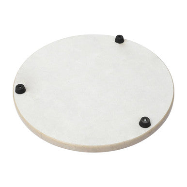 Orsina Salerno White Marble Round Chopping and Serving Board