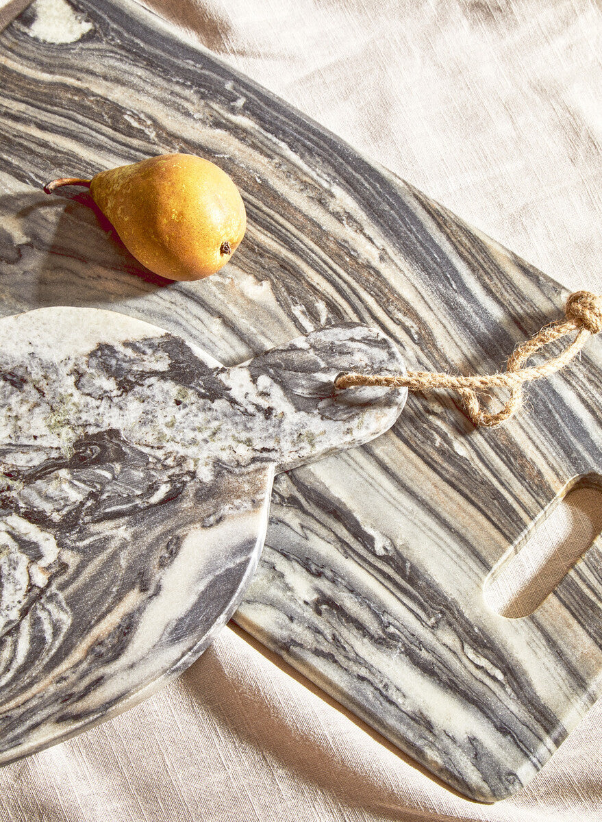 Orsina Black Marble Rectangular Chopping and Serving Board