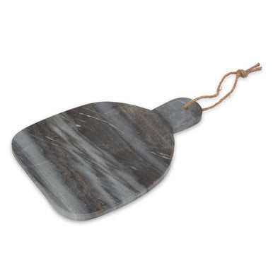 Orsina Marmore Rounded Grey Marble Chopping and Serving Board