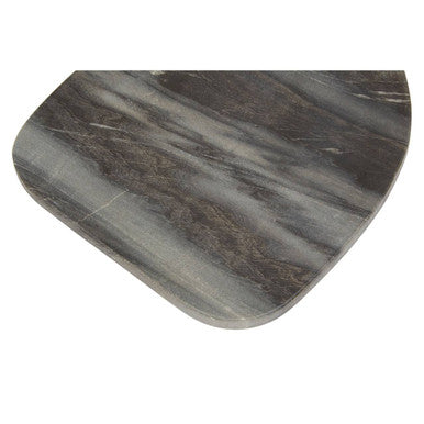 Orsina Marmore Rounded Grey Marble Chopping and Serving Board