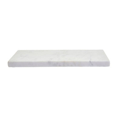 Orsina Salerno White Marble Rectangular Chopping and Serving Board