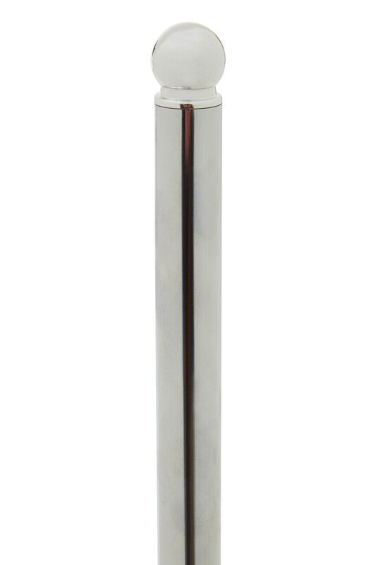 Orsina Delphine Kitchen Roll Holder – Chrome & Marble Paper Towel Stand