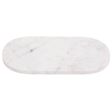 Orsina Kindia White Marble Serving Board – Oblong Cheese Platter