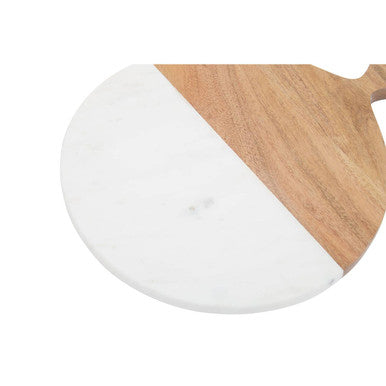 Orsina Monzaro Marble and Acacia Wood Small Serving Paddle Board