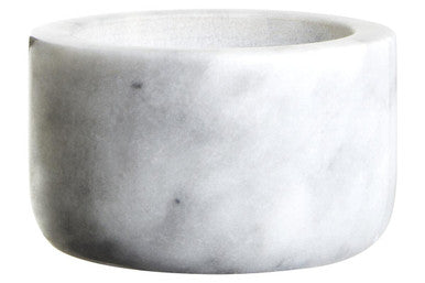 Orsina Salerno Grey Marble Mortar and Pestle – Natural Stone Grinder