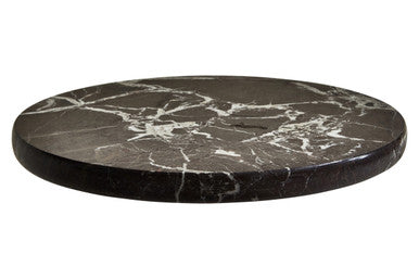 Orsina Salmo Red Marble Lazy Susan – Rotating Stone Serving Tray